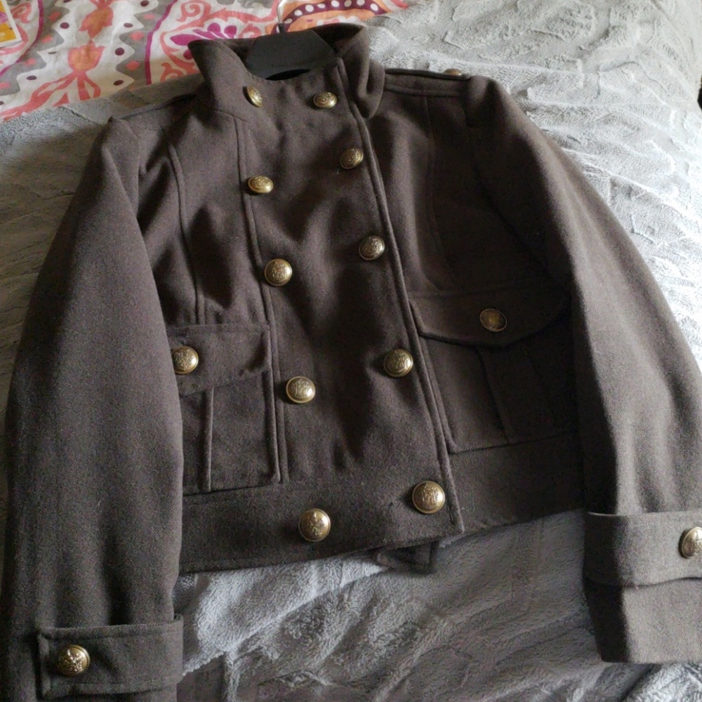 Zara Basic Militant style coat